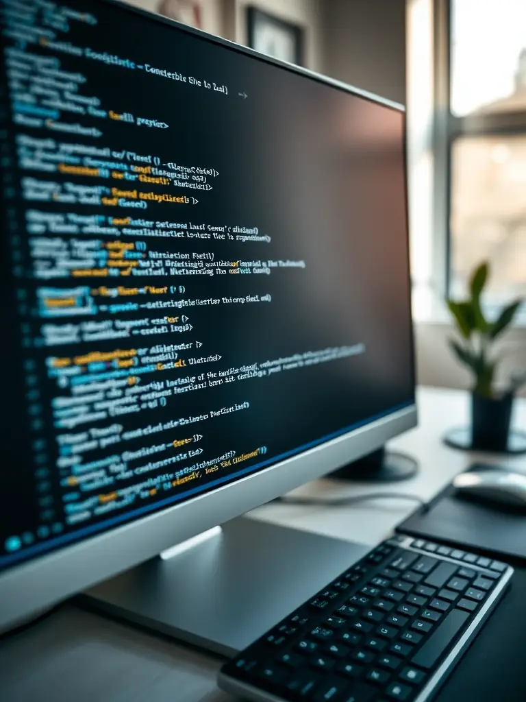 An image of a clean, well-structured code snippet, emphasizing the importance of code quality and best practices.